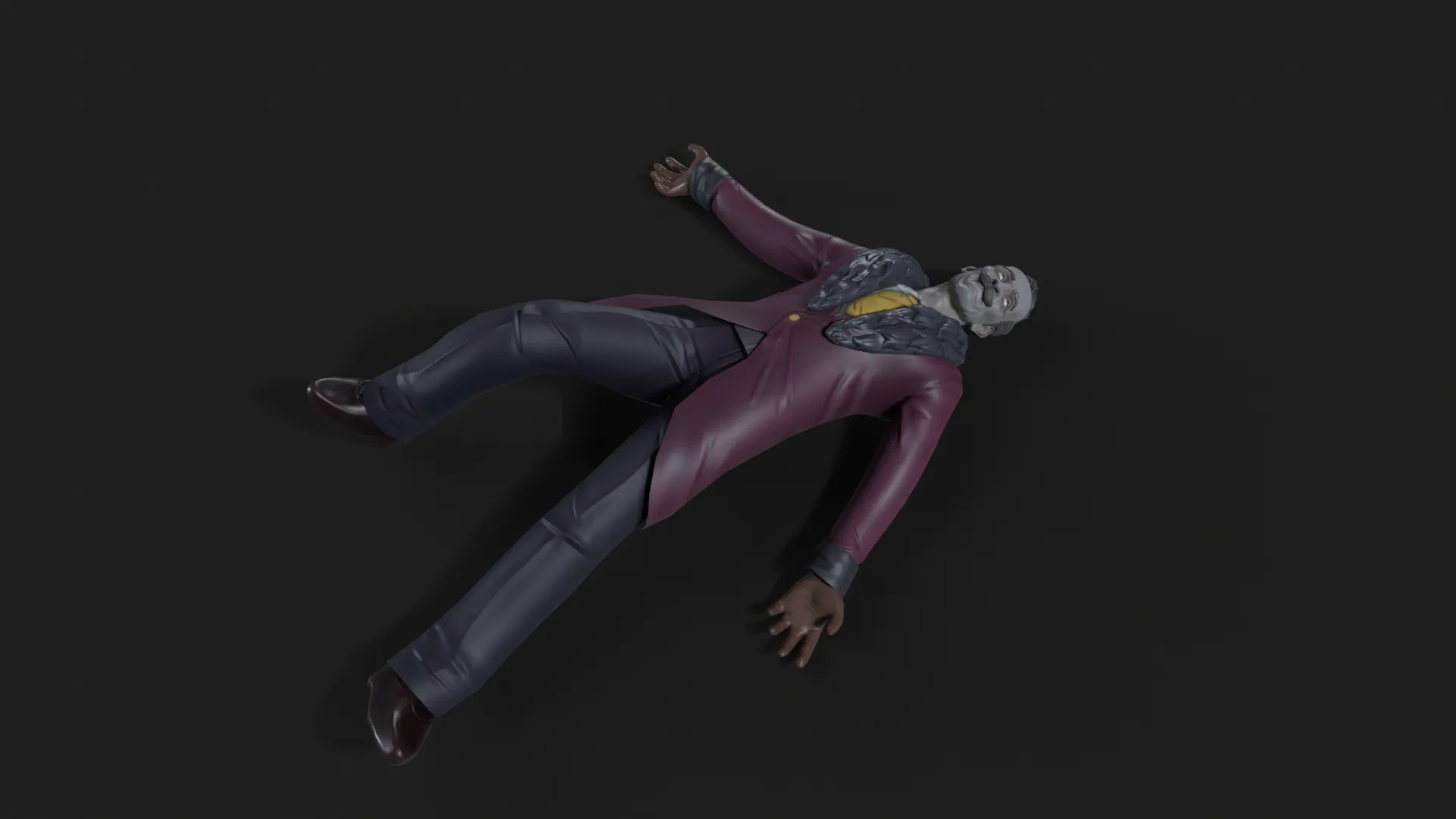 VR cadaver character
