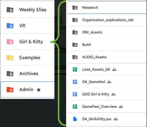 GK Folder and content