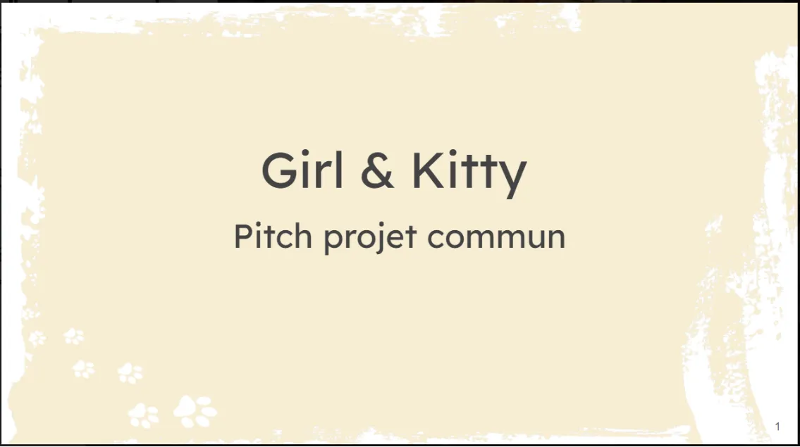 Pitch Girl and Kitty