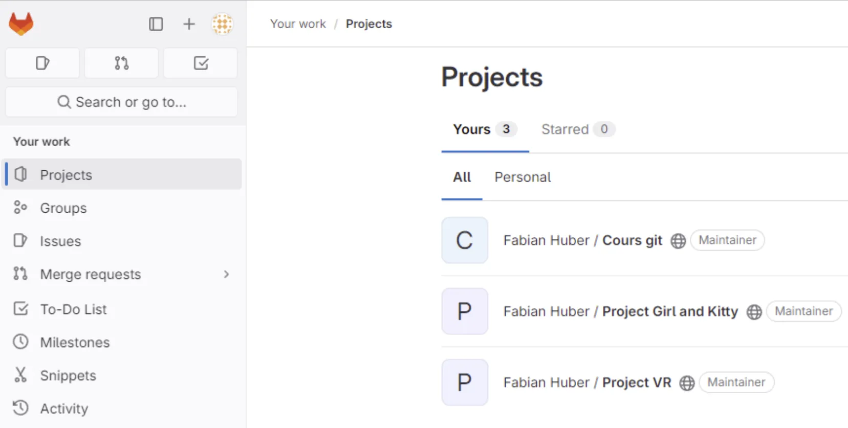 Gitlab server