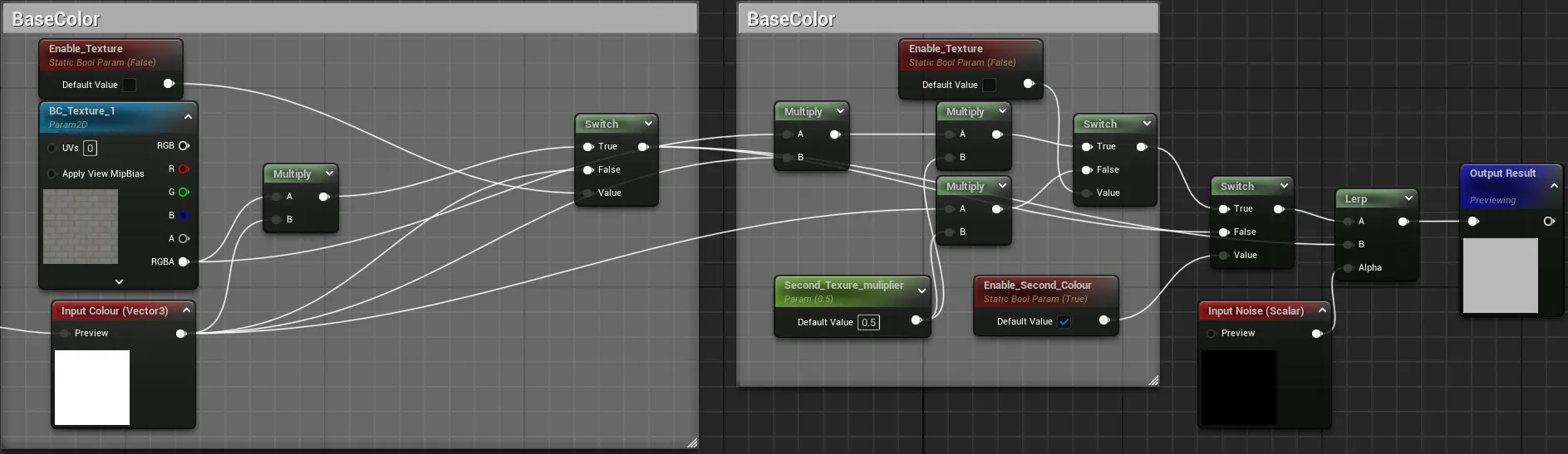 Watercolor Material Function