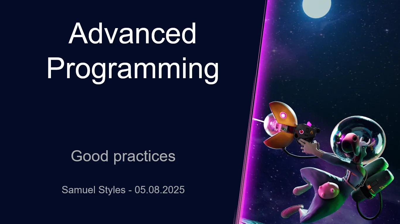 Advanced Programming course - Swiss Game Academy 🧪🐻