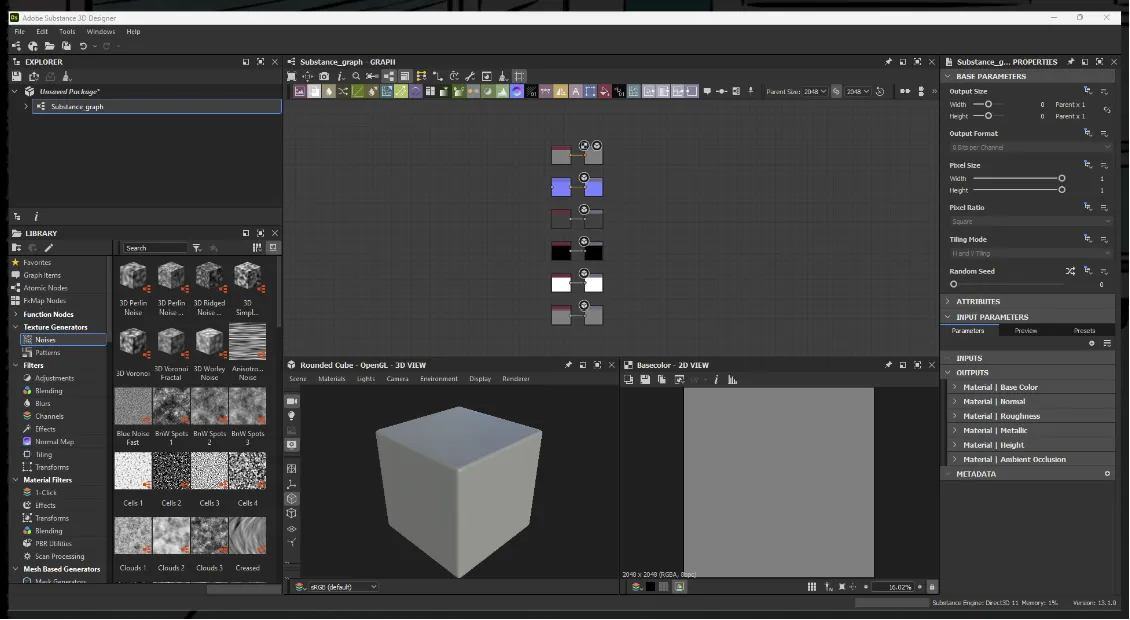 Substance Designer environment