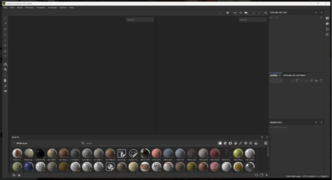 Substance Painter environment