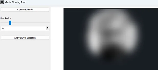 MediaBlur - Python media bluring tool