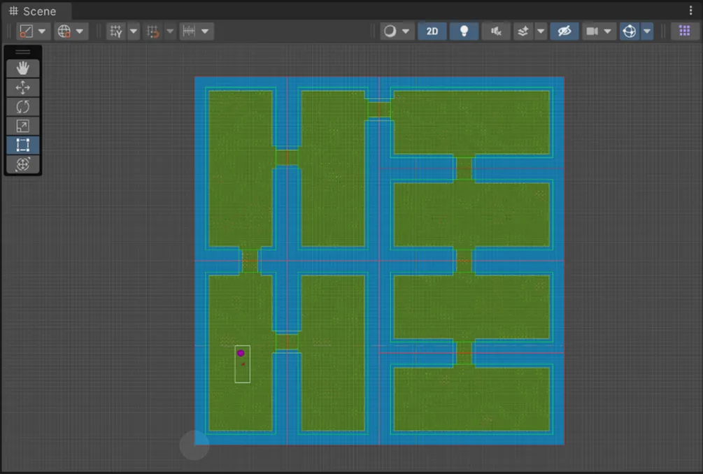 Procedural Generation - binary space partitioning